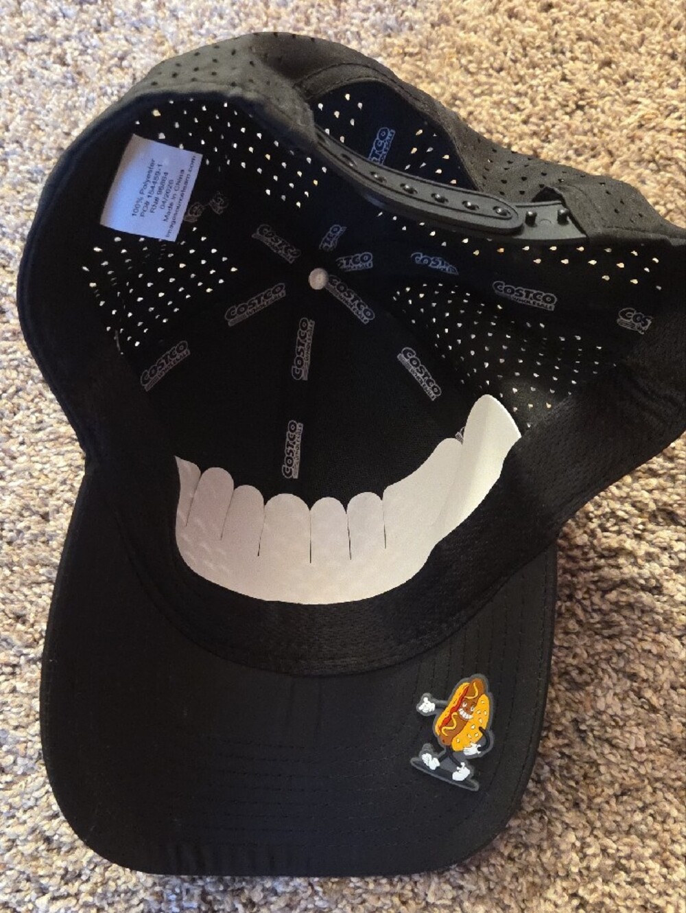 Costco Men’s Black Performance Baseball Cap - Picture 3 of 6